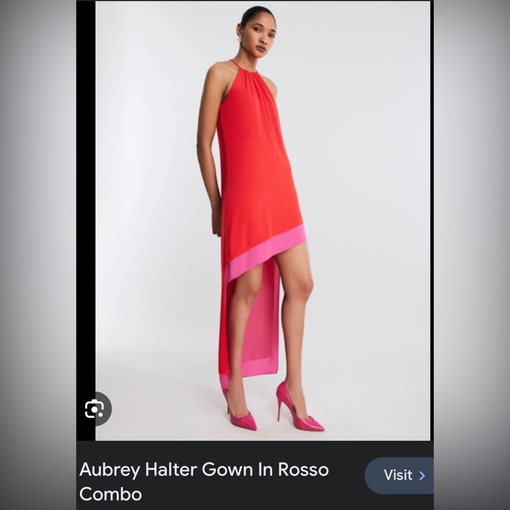 Bcbg Aubrey halter dress